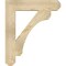 Ekena Millwork Legacy Craftsman Rough Sawn Bracket, Douglas Fir, 4"W x 22"D x 26"H BKT04X22X26LEC04RDF - alternate 2